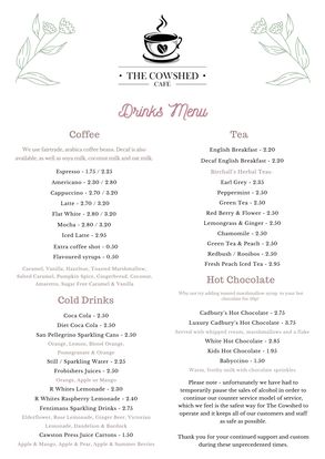 The Cowshed Coffee Shop - 01564 792979 - Yew Tree Farm Shopping Village ...